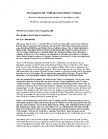 2016-12-25_Testimony to Sanctuary Church_Hyun Shil Kang 2016-12-25_Testimony to Sanctuary Church_Hyun Shil Kang
