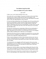 2017-01-06_God is our Father _ We are his Children_Hyun Shil Kang 2017-01-06_God is our Father _ We are his Children_Hyun Shil Kang