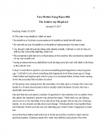 2017-01-27_The Lord is my Shepherd_Hyun Shil Kang 2017-01-27_The Lord is my Shepherd_Hyun Shil Kang