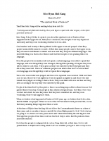 2017-03-14_The spiritual Work of Pentecost_Hyun Shil Kang 2017-03-14_The spiritual Work of Pentecost_Hyun Shil Kang