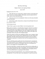 2017-07-21_Father_s Work in the Spiritual World_Hyun Shil Kang 2017-07-21_Father_s Work in the Spiritual World_Hyun Shil Kang