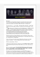 2018-11-14 Peace Starts… WITHOUT CHRIST