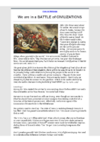 2021-02-15 The BATTLE of CIVILIZATIONS