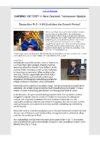 2021-08-31 Gaining Victory in New Zealand Tennessee Update