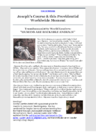 2022-02-14 Josephs Course this Providential Worldwide Moment