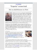 2022-11-15 Experts versus God